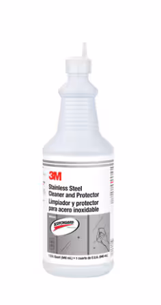 3M&trade; Stainless Steel Cleaner & Protector, Bottle, 6/Case